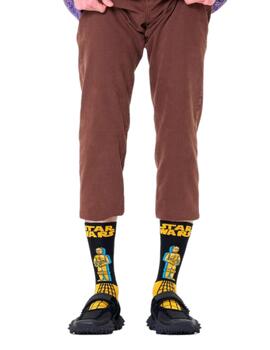 Calcetines Happy Socks Star Wars C-3PO Unisex Amarillo