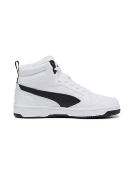 Zapatilla Puma Rebound V6 Mid Junior Blanco