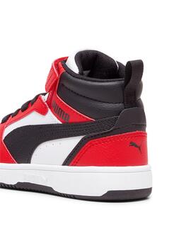 Zapatilla Puma Rebound V6 Mid Niño Multicolor