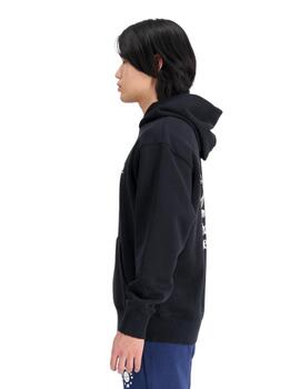Sudadera New Balance Basketball Hombre  Negra