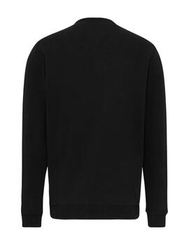 Sudadera Sin Capucha Tommy Essential Graphic Hombre Negro