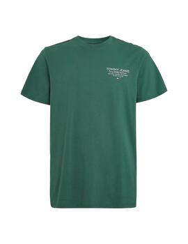 Camiseta Tommy Jeans Essential Graphic Hombre Verde