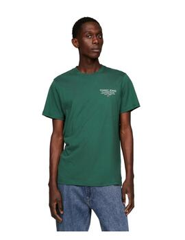Camiseta Tommy Jeans Essential Graphic Hombre Verde
