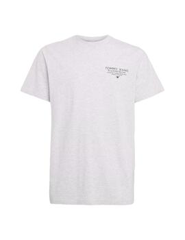 Camiseta Tommy Jeans Essential Graphic Hombre Blanco