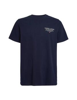 Camiseta Tommy Jeans Essential Graphic Hombre Marino