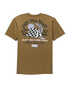 Camisetas vans hombre shop marron