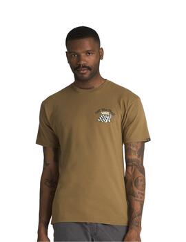 Camiseta Vans Camp Site Ss Tee Hombre Marrón