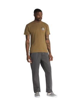 Camiseta Vans Camp Site Ss Tee Hombre Marrón