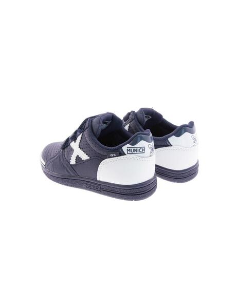 Zapatillas Munich G3 Trendico 318 Kid Velcro Blanco