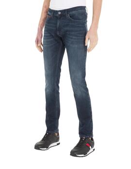 Pantalón Tommy Jeans Scanton Slim Hombre Azul