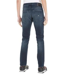 Pantalón Tommy Jeans Scanton Slim Hombre Azul