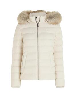 Cazadora Tommy Basic Hooded Dow Mujer beige