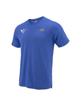 Camiseta New Balance Running IMPT Hombre Azul