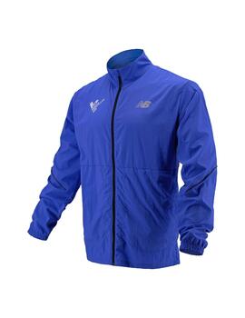 Cortavientos New Balance Impac Run Hombre Azul