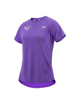 Camiseta New Balance Running IMPT Mujer Morado