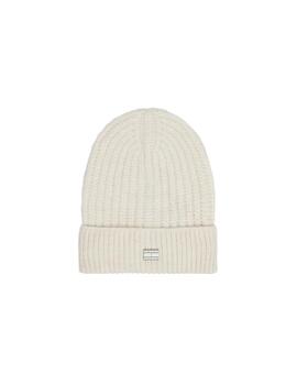 Gorro Tommy Cosy Knit Beanie Mujer Beige