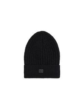 Gorro Tommy Cosy Knit Beanie Mujer Negro