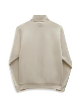 Sudadera Vans Stenson Qzip Hombre Beige