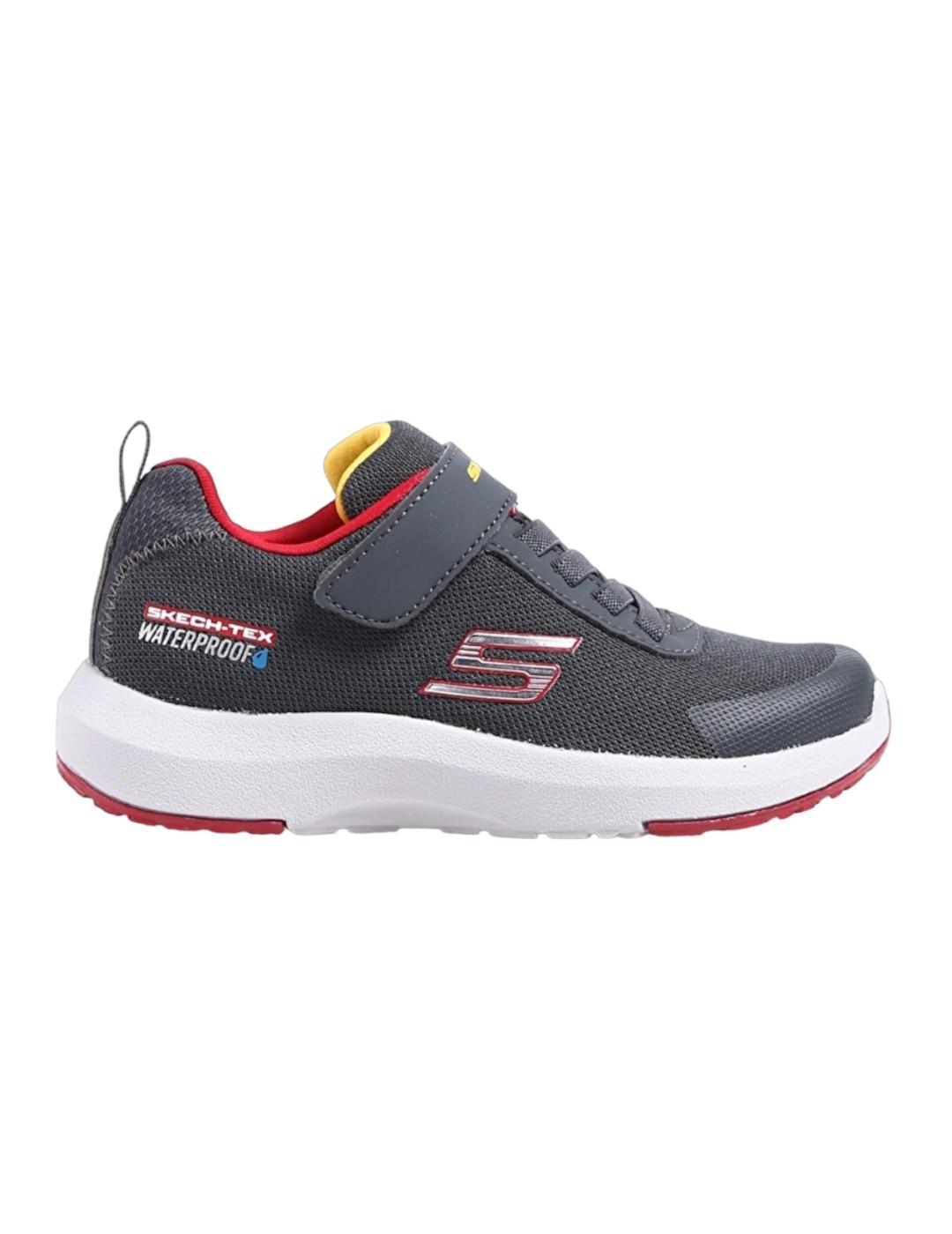 Zapatillas Impermeables Skechers Ni o Gris