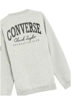 Sudadera Chuck Retro Graphic Unisex Gris