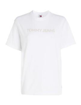 Camiseta Tommy Jeans  Rlx Bold Classic Mujer Blanca