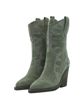 Bota Alma en Pena  Crosta Mujer Verde