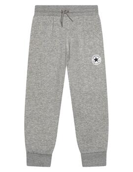 Pantalón Chándal Converse Fleece Terry Junior Gris