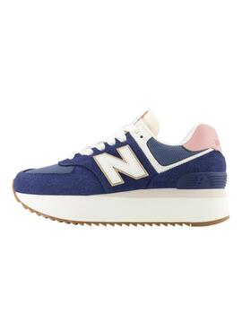 Zapatillas New Balance 574 Mujer Marino