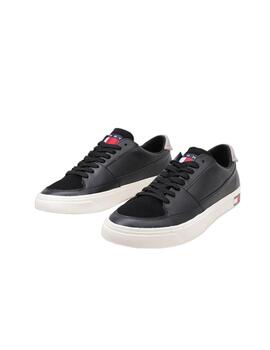 Zapatillas Tommy Vulcanized Hombre Negro