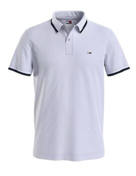 Polo Tommy Basico Hombre Blanco