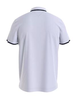 Polo Tommy Basico Hombre Blanco