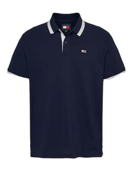 Polo Tommy Basico Hombre Marino