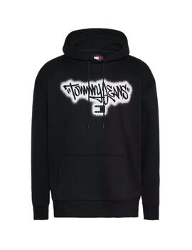 Sudadera Tommy Sprat Hombre Negro