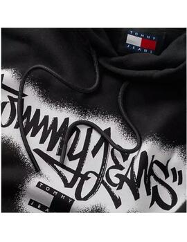 Sudadera Tommy Sprat Hombre Negro