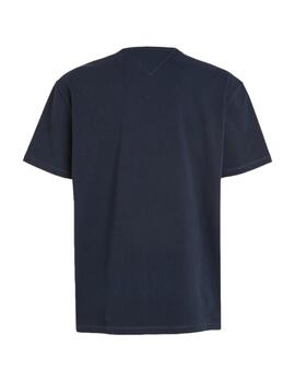 Camiseta Tommy Básica Hombre Azul Marino