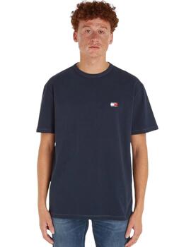 Camiseta Tommy Básica Hombre Azul Marino