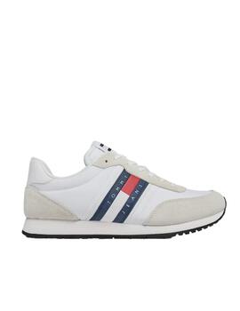 Zapatillas Tommy Runner Casual Hombre blanca