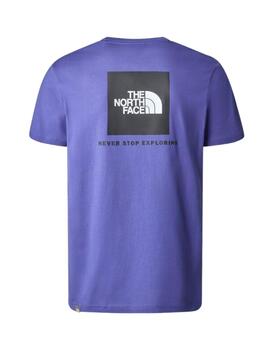 Camiseta The North Face Red Box Hombre Violeta
