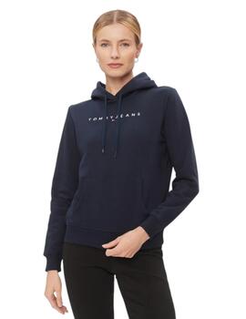 Sudadera Tommy Reg Linear Mujer Marino