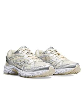 Zapatilla Saucony Ride Millenium Mujer Crema/Gris