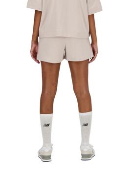 Short New Balance Mujer Crema