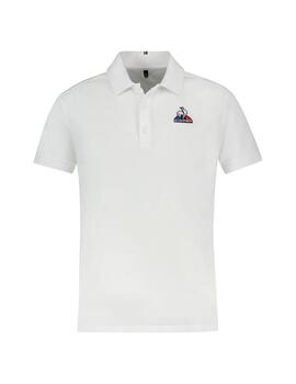 Polo Le Coq  Sportif  Hombre Blanco