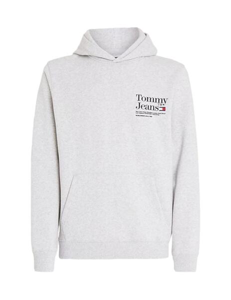 Sudadera Tommy Hilfiger Modern Gráfica Hombre Gris