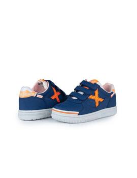 Zapatillas Munich G3 Profit 408 Kid Velcro Marino