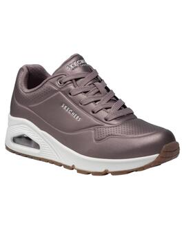 Zapatilla Skechers Uno Rose Bold Mujer Rosa