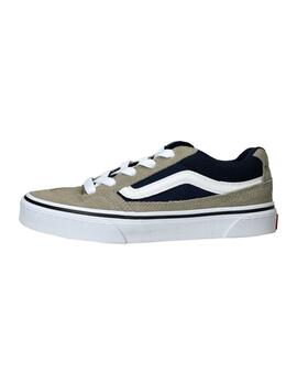 Zapatillas Vans Caldrone SUEDE/MESH Junior Azul y Gris