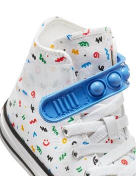 Zapatillas Converse CTAS Bubble Strap 1V Hi Niño Multicolor