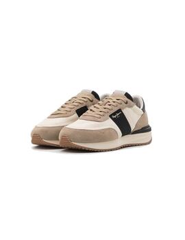 Zapatillas Pepe Jeans Buster Tape Hombre Beige