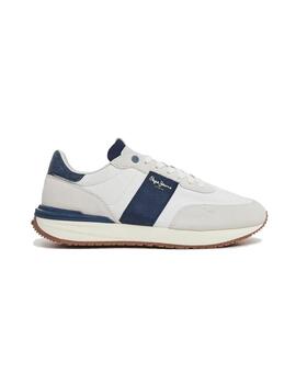 Zapatilla Pepe Jeans Buster Tape Hombre White