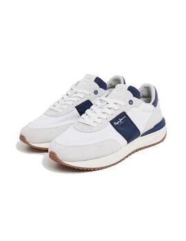 Zapatilla Pepe Jeans Buster Tape Hombre White